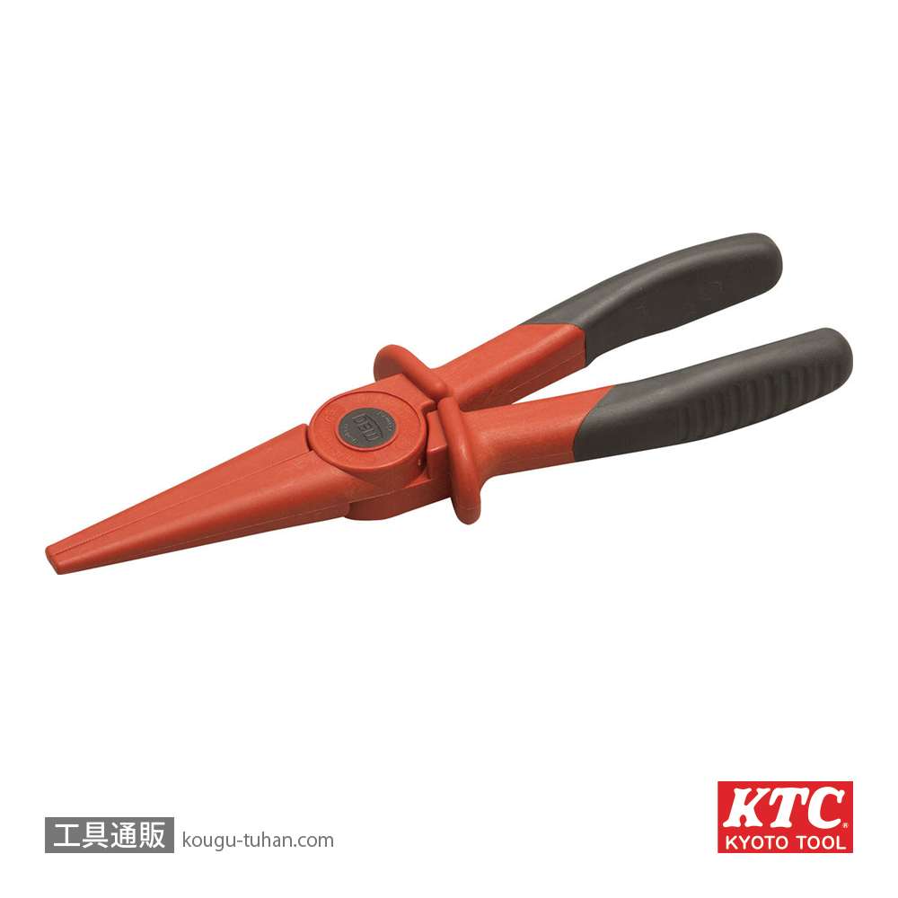 KTC ZPSL-220R 樹脂製絶縁ノ-ズプライヤ-の画像