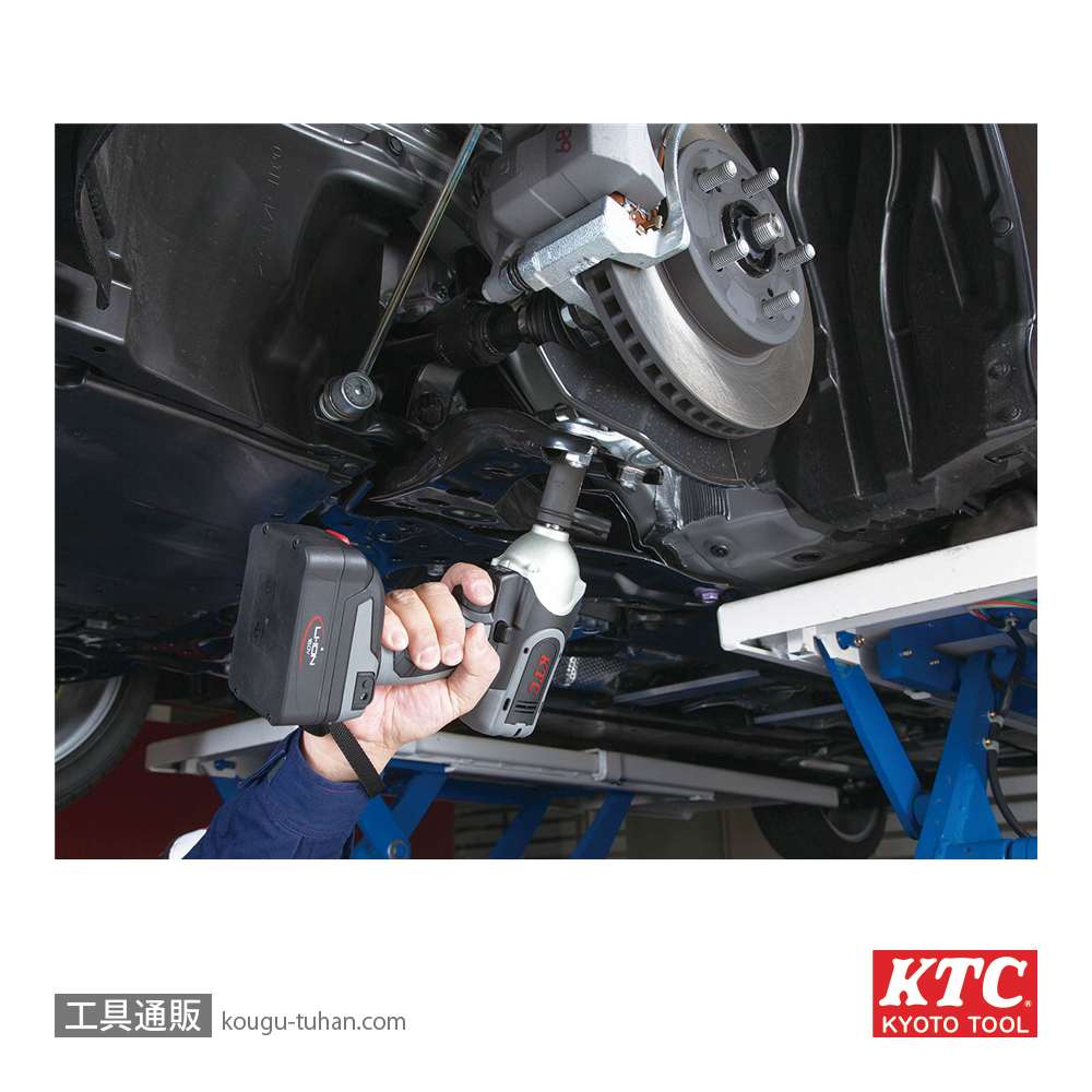KTC JTAE411A 12.7Sコードレストルクリミットインパクトレンチセットの画像