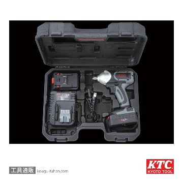 KTC JTAE411A 12.7Sコードレストルクリミットインパクトレンチセットの画像