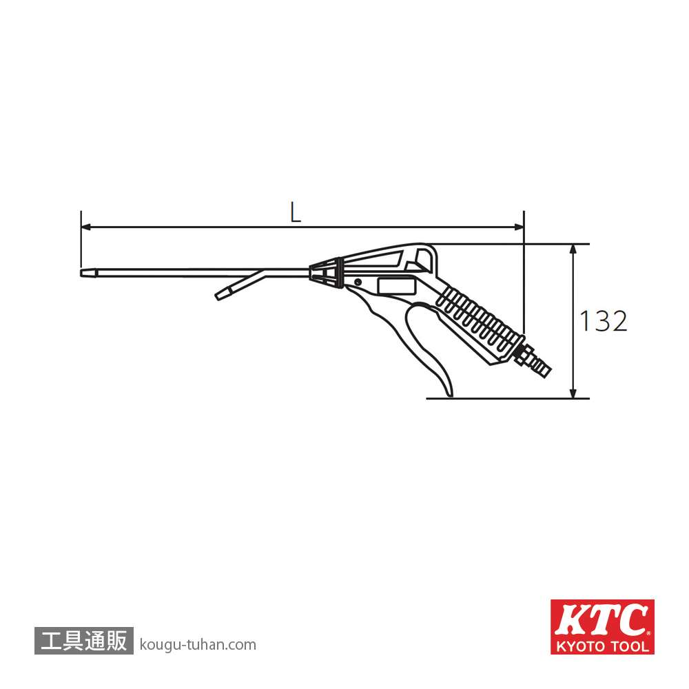 KTC YKAG-090A エアブローガンの画像