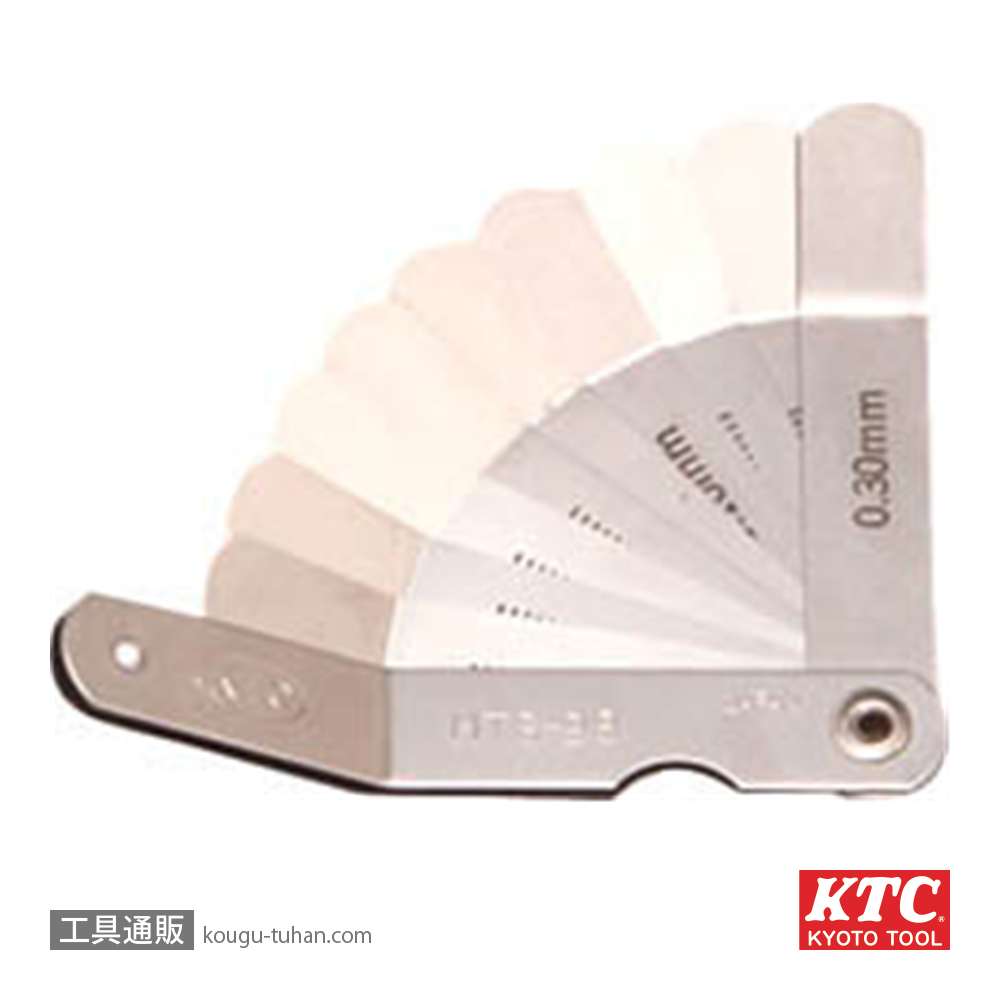 KTC MTG-98 シクネスゲージ 90X13 9枚組角度付(MM)の画像