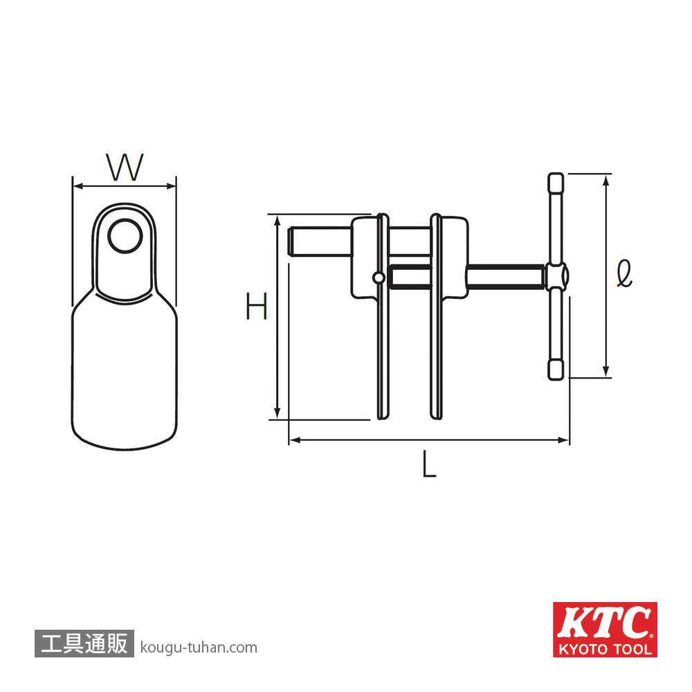 KTC AB-10 ディスクブレーキピストンツールの画像