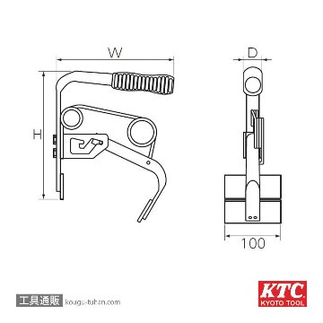 KTC ADV2 バッテリーキャッチャー(新品・再利用バッテリー用の画像