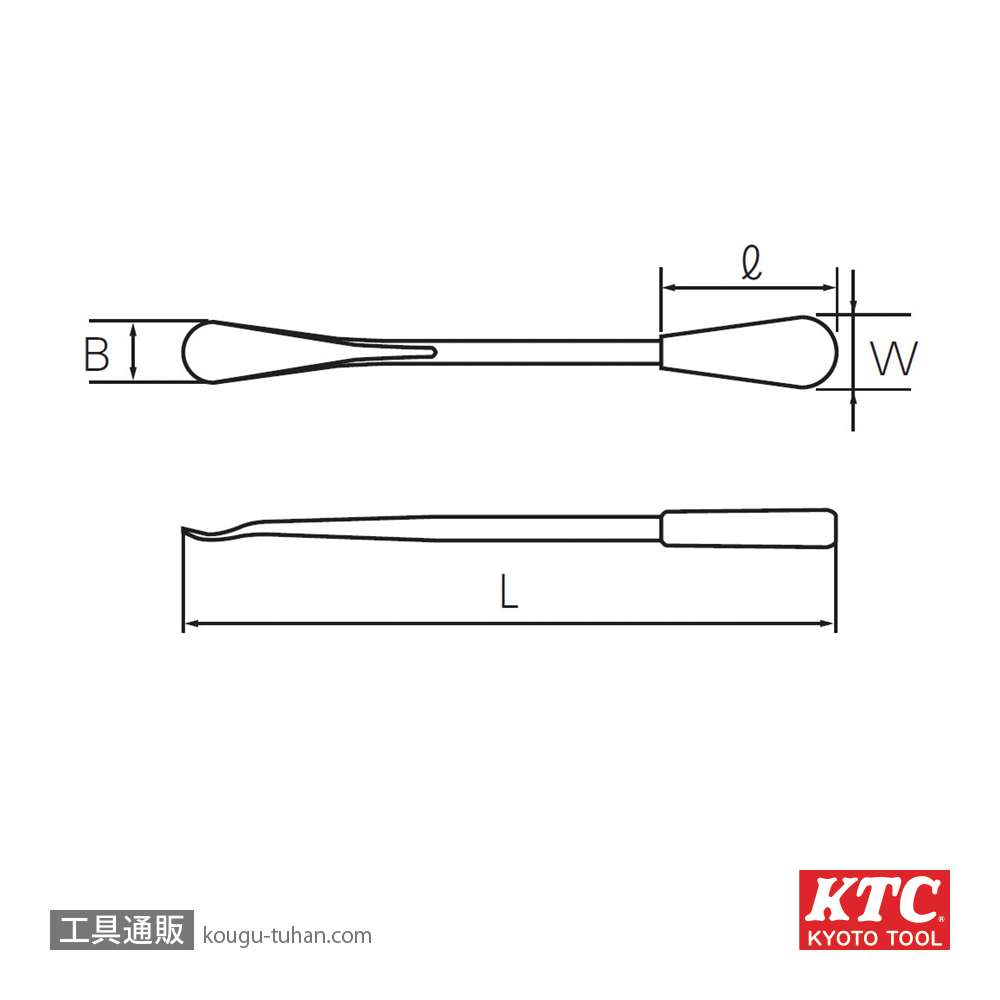 KTC MCOL-260 タイヤレバーの画像