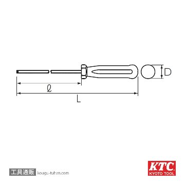 KTC AH2-4 バルブむし回しの画像