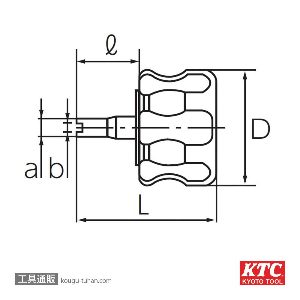 KTC MVC-30 タイヤバルブレンチの画像