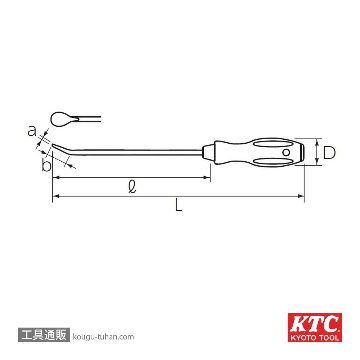 KTC AH101 ホイールキャップレンチの画像