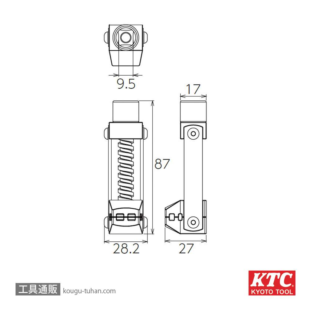 KTC AE921 ホースクリップツールの画像