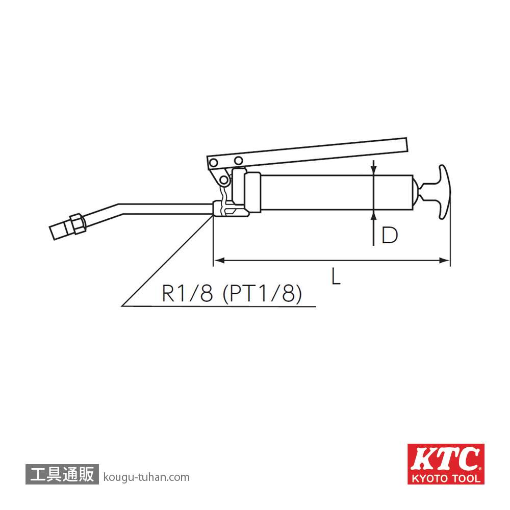 KTC G-300 グリースガンの画像