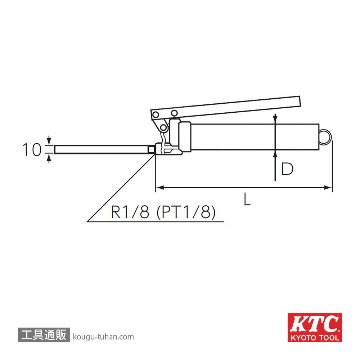 KTC CG-400 グリースガンの画像