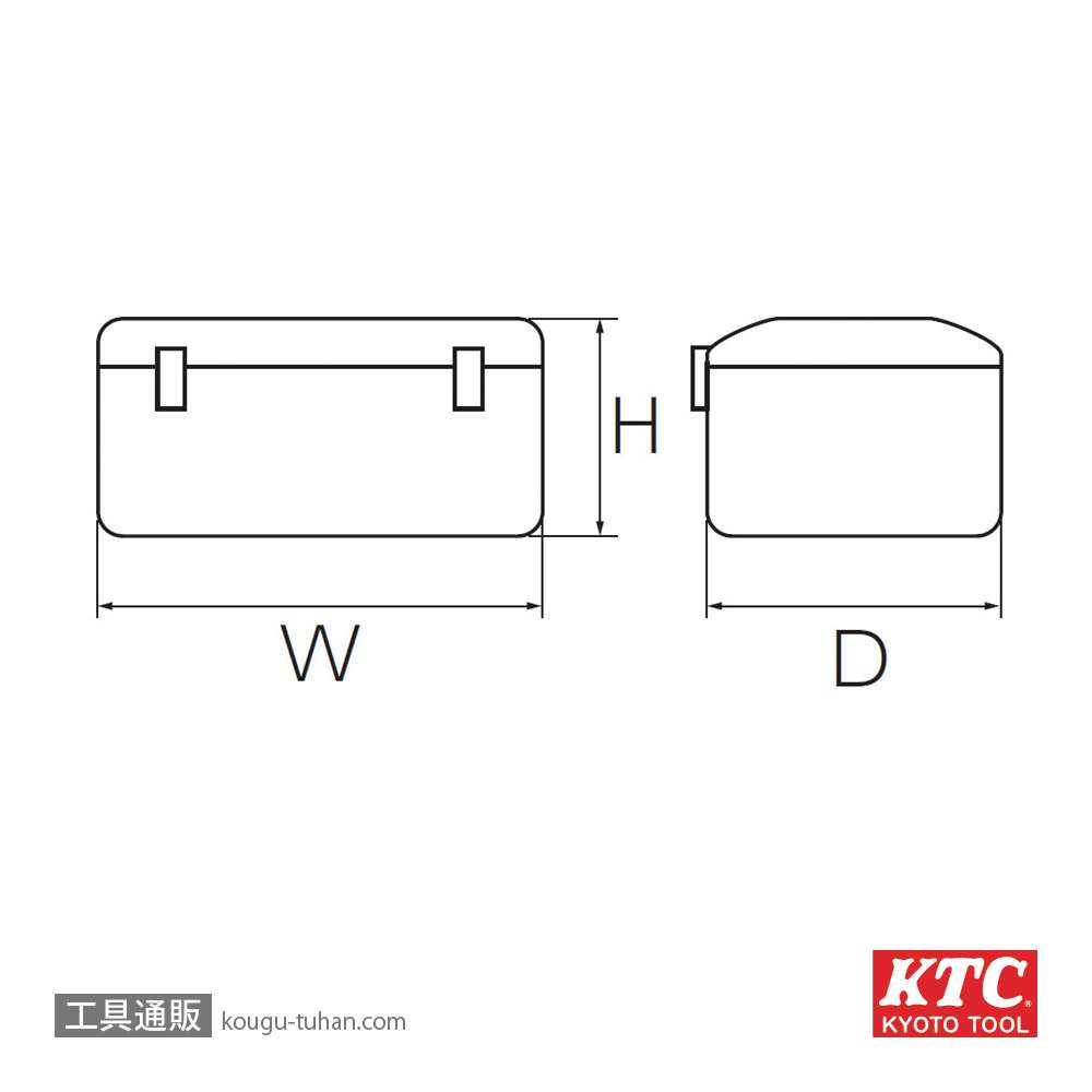 KTC EK-3 片開きメタルケースの画像