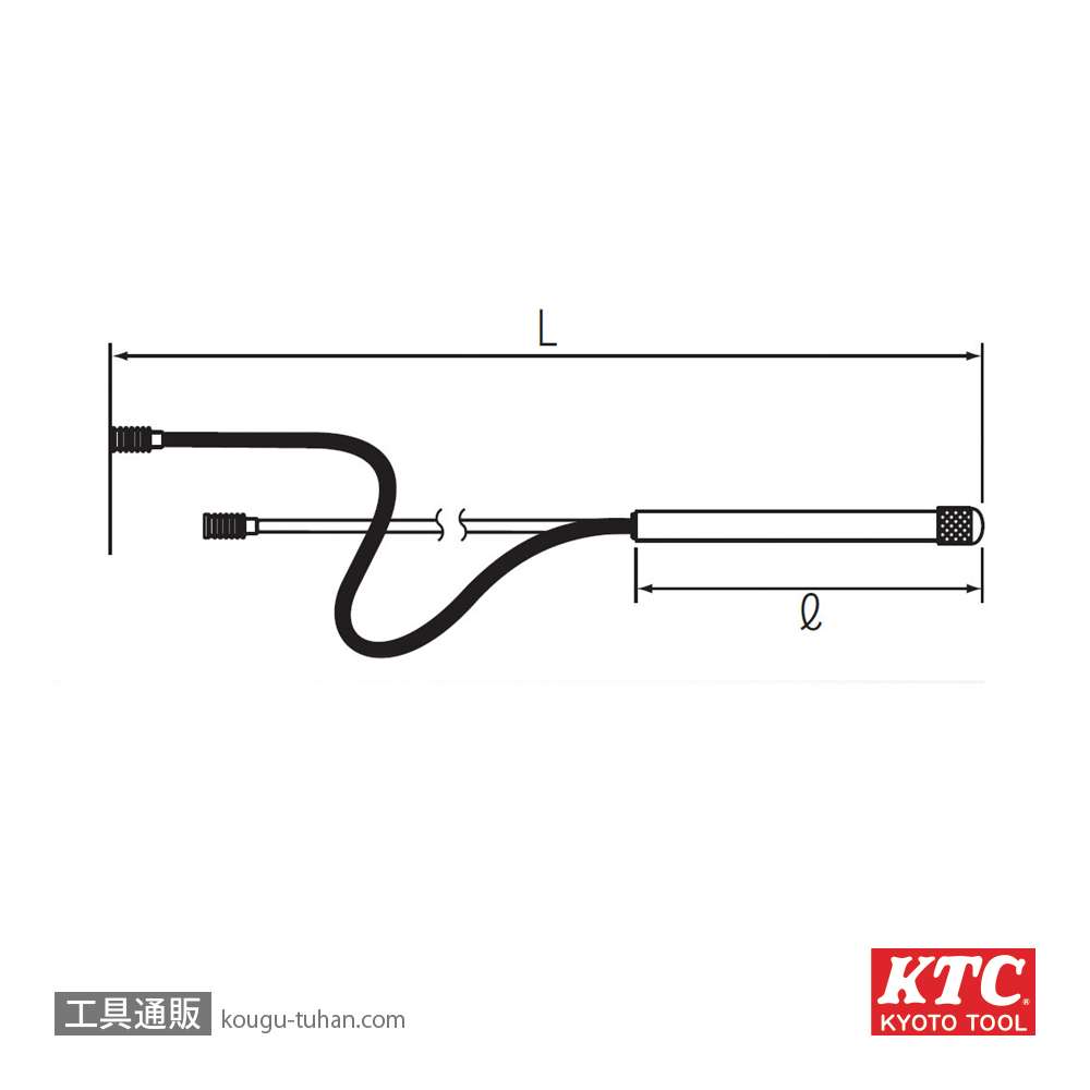 KTC VL3F-2 マグネットハンド自在タイプ(中)の画像