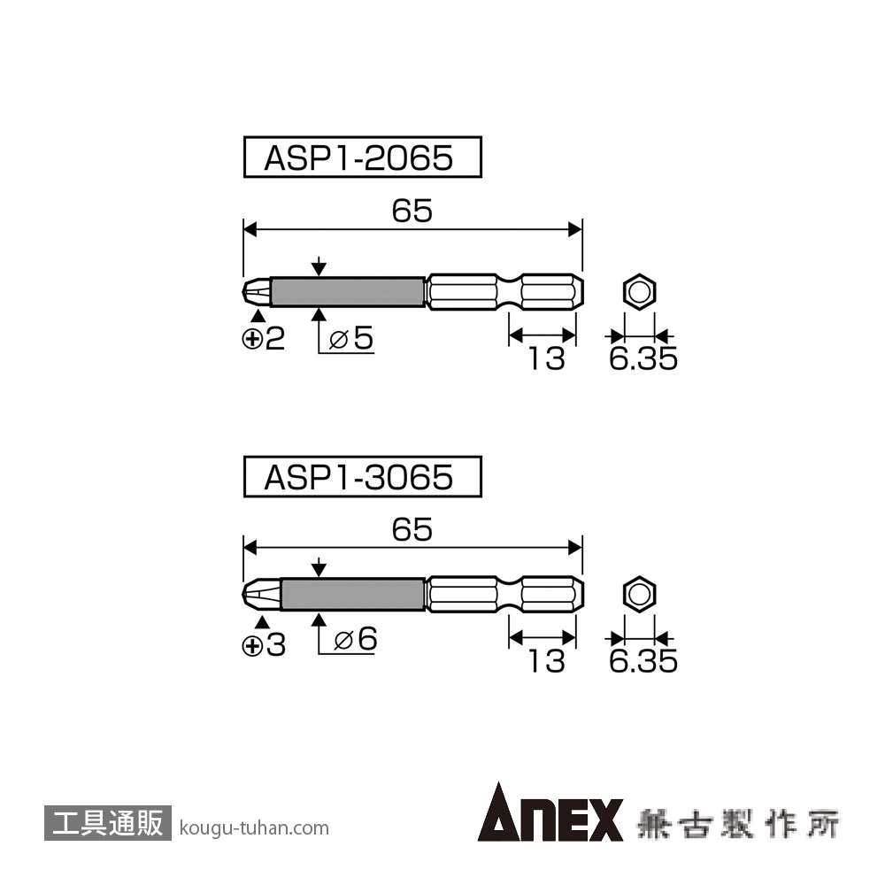 ANEX ATA-S1 電気工事用トルクアダプターセットの画像