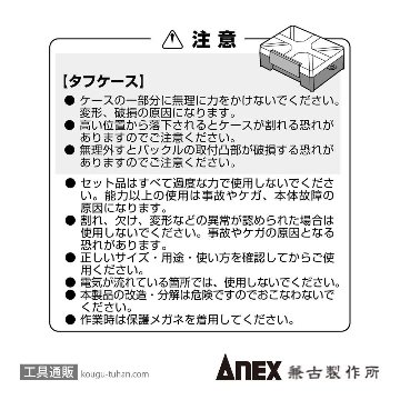 ANEX ATA-S1 電気工事用トルクアダプターセットの画像