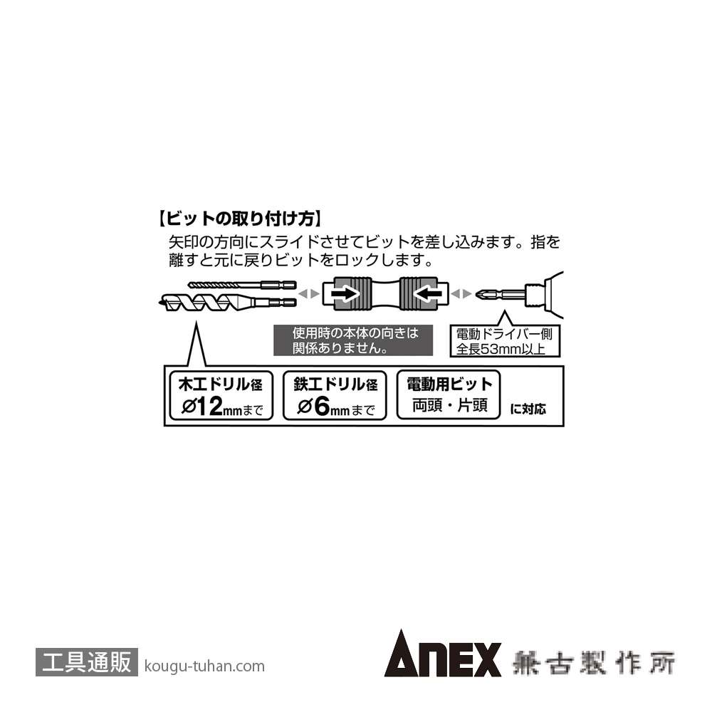 ANEX AWJ-K ダブルジョイントの画像