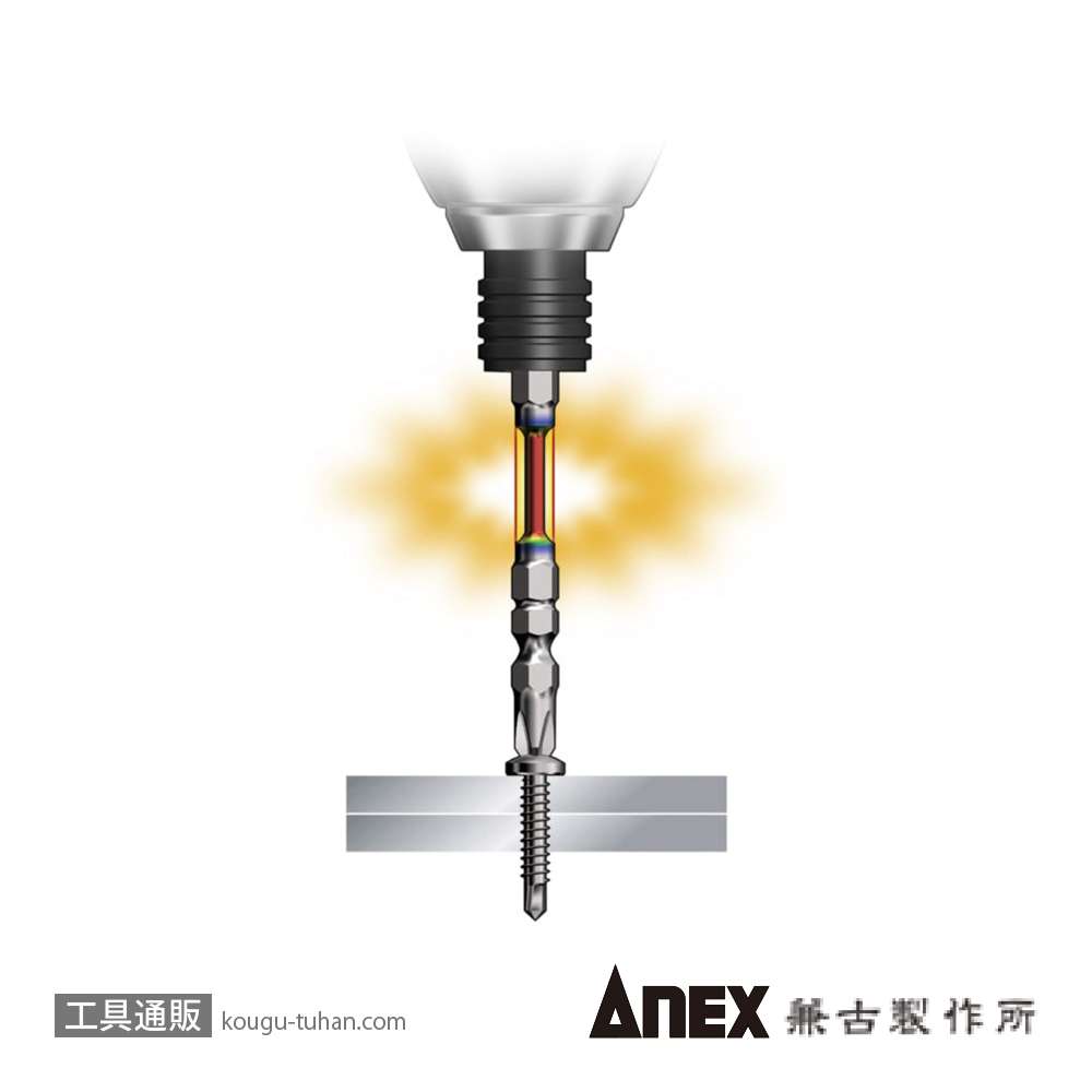 ANEX ARTM-3150 龍靭ビット2本組 (+)3X150の画像