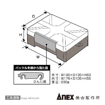 ANEX ATC-RK タフケースの画像