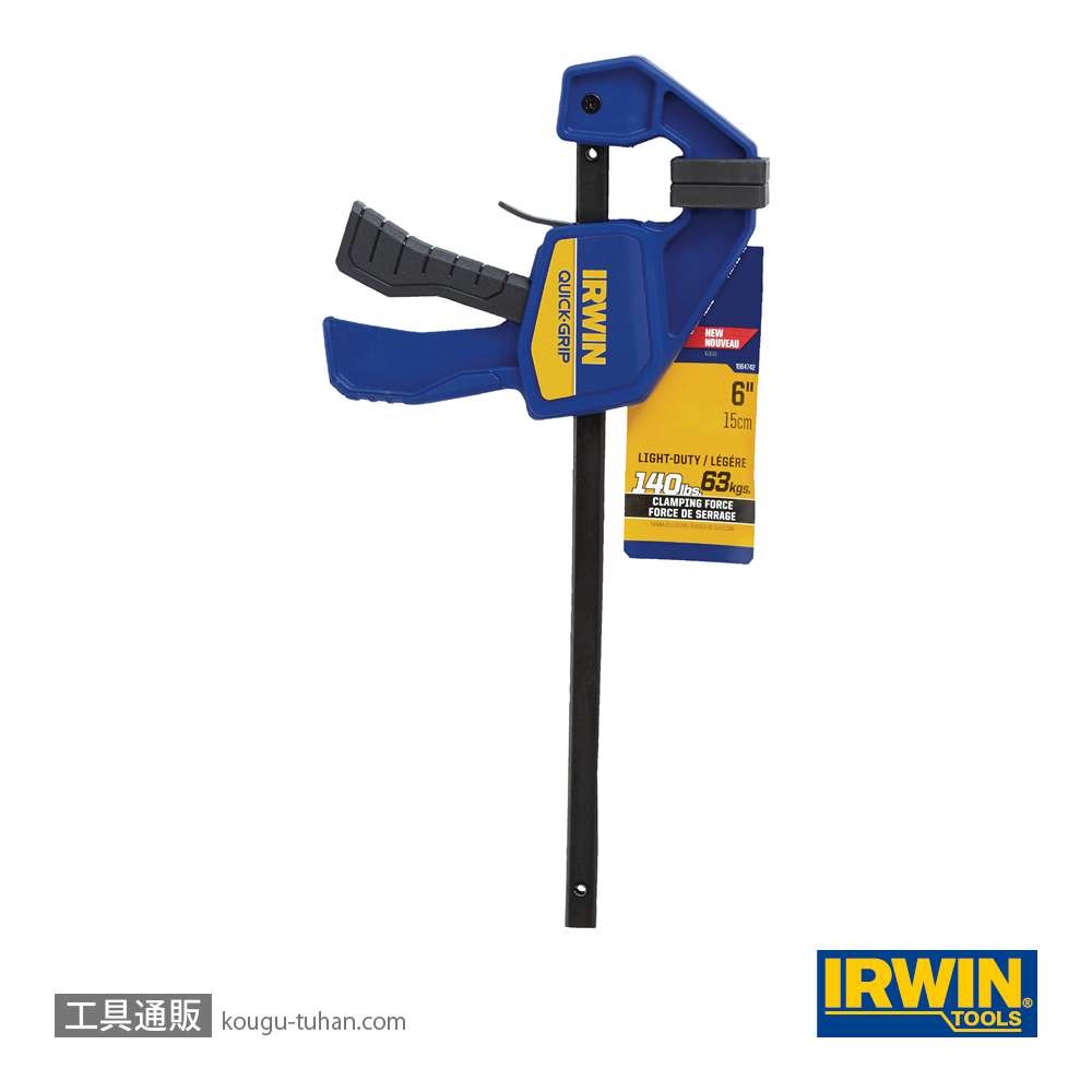 アーウィン 1964742 クイックグリップバークランプミニ150mmの画像