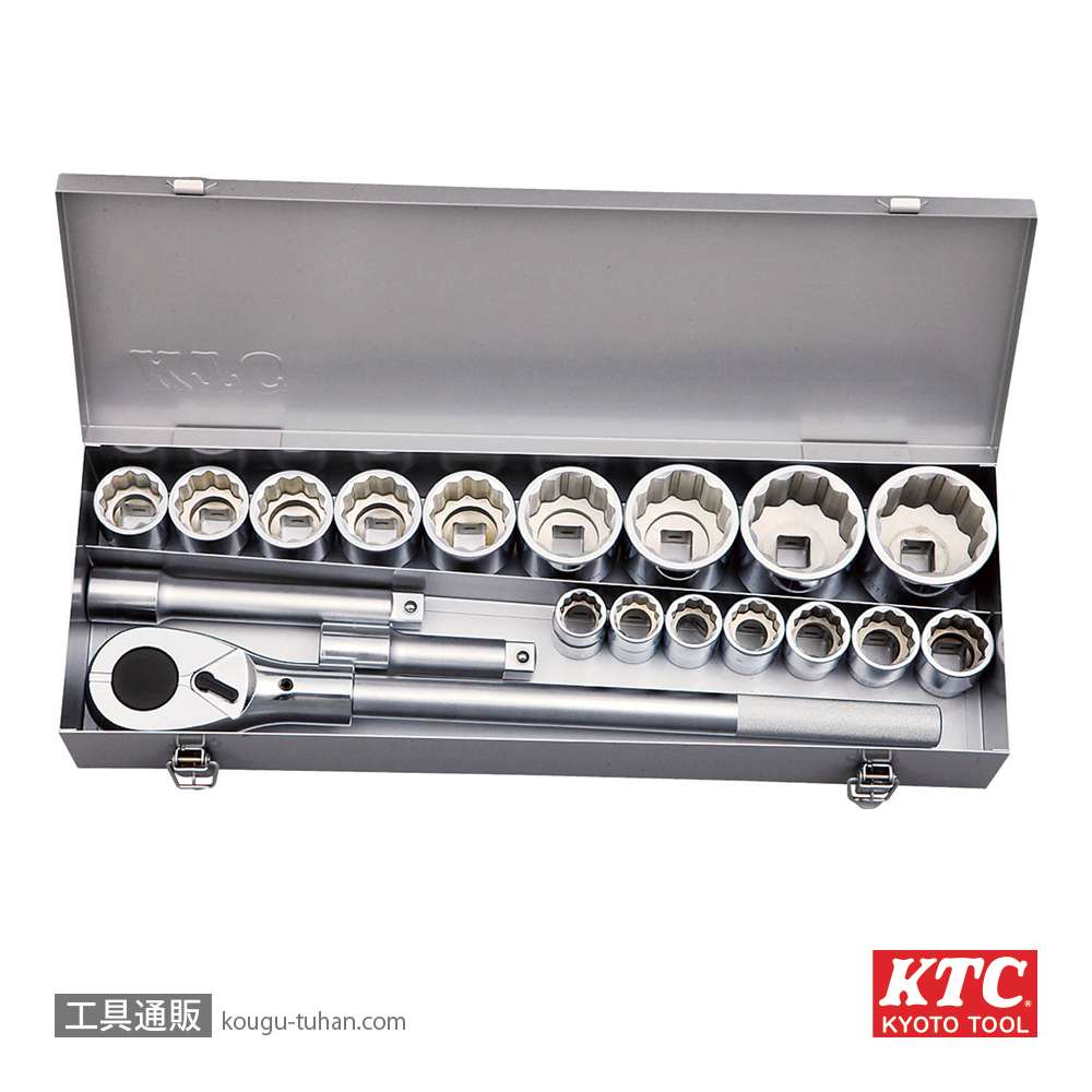 KTC TB619B (19.0SQ) ソケットレンチセット 19点の画像