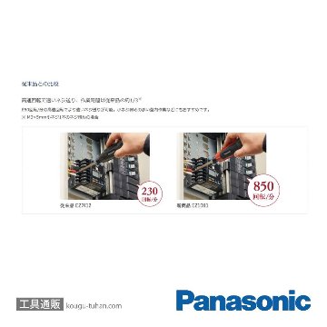 パナソニック EZ1D11S-R 充電ミニドライバー(赤)の画像