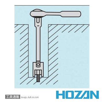 HOZAN W-510 ソケットレンチセットの画像