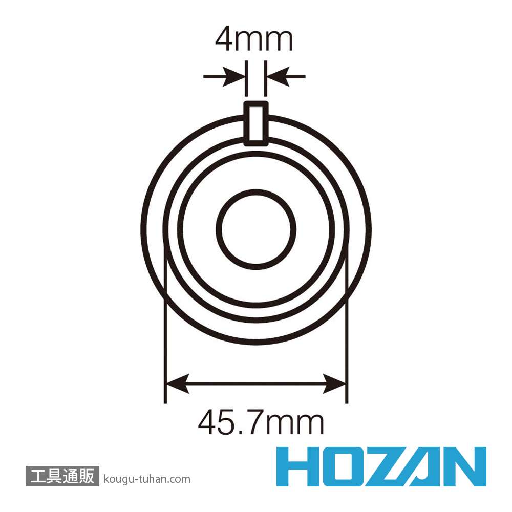 HOZAN C-135 全ケースロックリングツールの画像