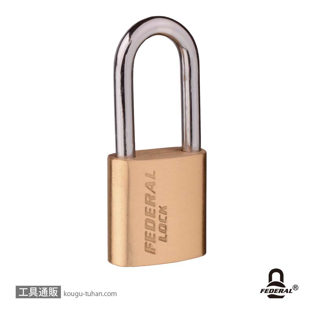 FEDERAL LOCK X20-1.6-KA202-P 南京錠20mm(同一KEY/ツル40)の画像