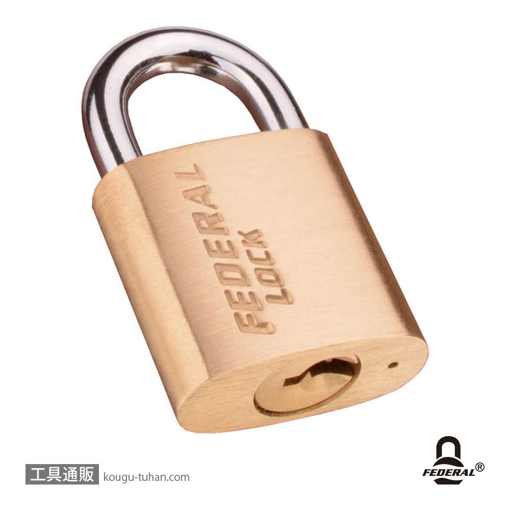 FEDERAL LOCK X20-MK-KD6/SET 南京錠6個組(マスターKEY付)の画像