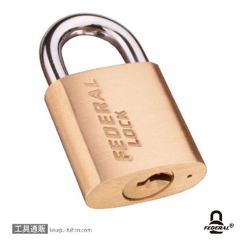 FEDERAL LOCK X20-MK-KD12/SET 南京錠12個組(マスターKEY付)の画像