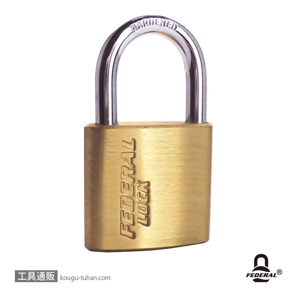FEDERAL LOCK XD30-MK-KD12/SET 南京錠12個組(マスターKEY付)の画像