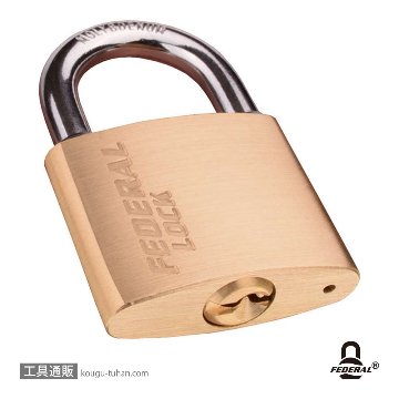 FEDERAL LOCK XD40-MK-KD6/SET 南京錠6個組(マスターKEY付)の画像