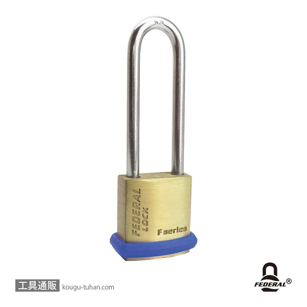 FEDERAL LOCK F20-1.6-P 南京錠 PEリング付 20mm (ツル40mm)の画像