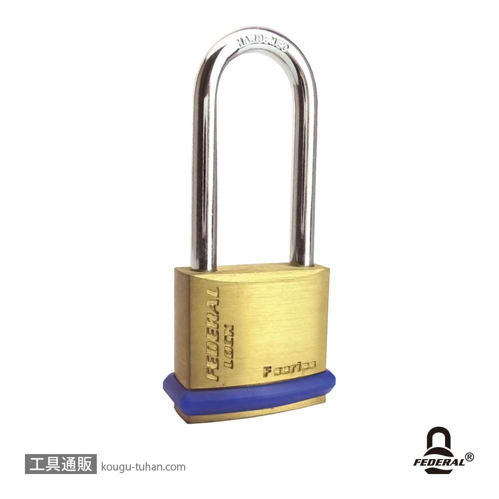 FEDERAL LOCK F30-1.6-P 南京錠 PEリング付 30mm (ツル40mm)の画像