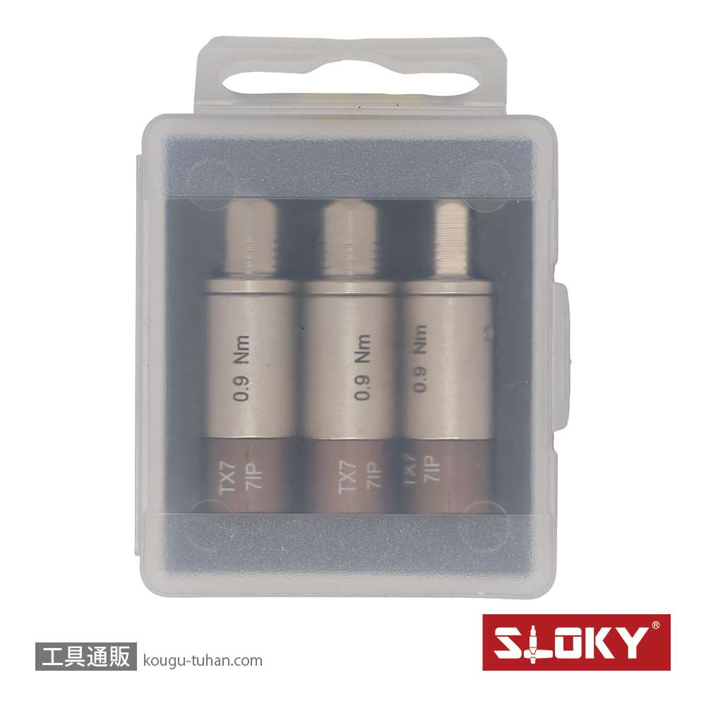 SLOKY TOK-12-TX07 3本組トルクアダプター 0.9Nm TX07の画像