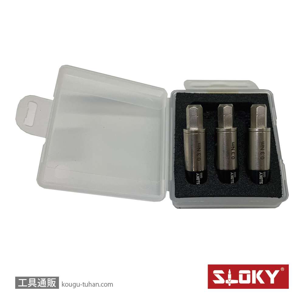 SLOKY TOK-12-10-0.3 トルクアダプター3本組 0.3Nmの画像