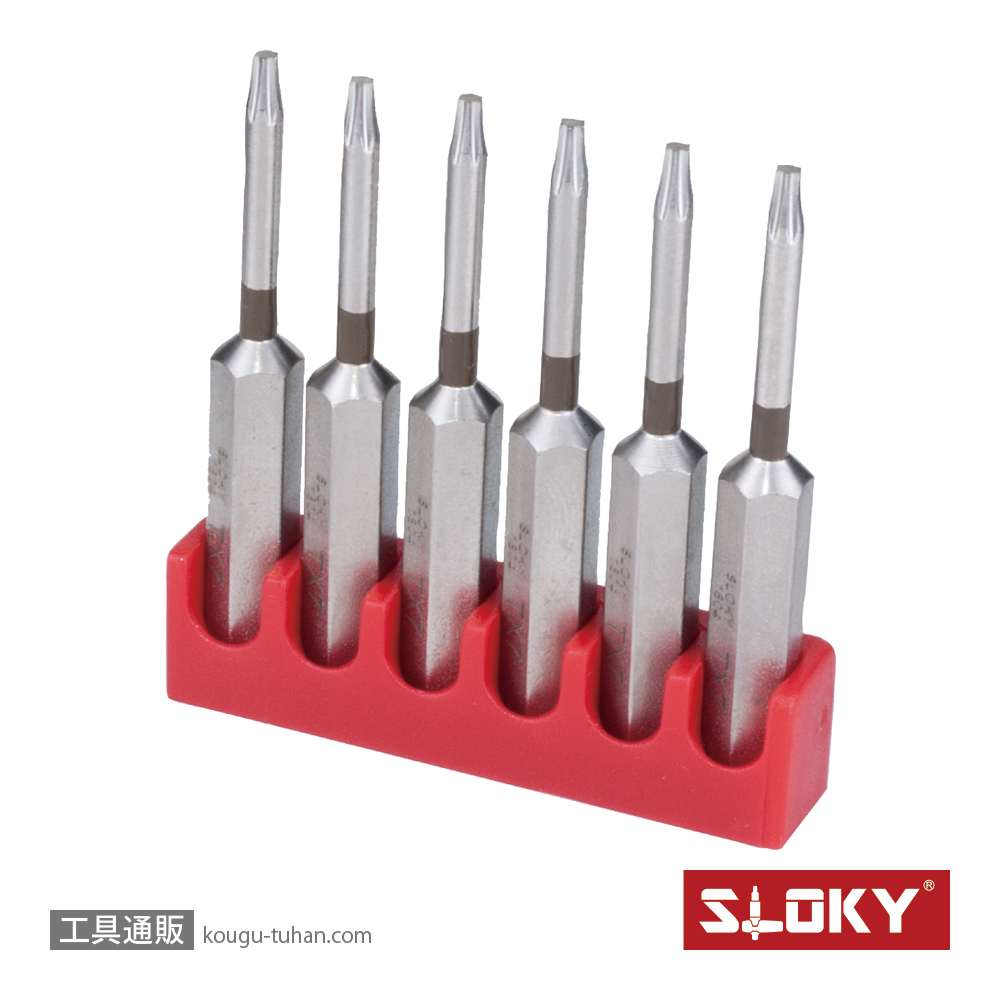 SLOKY BIT50-TX07 6本組ヘクスローブロングビットTX07の画像