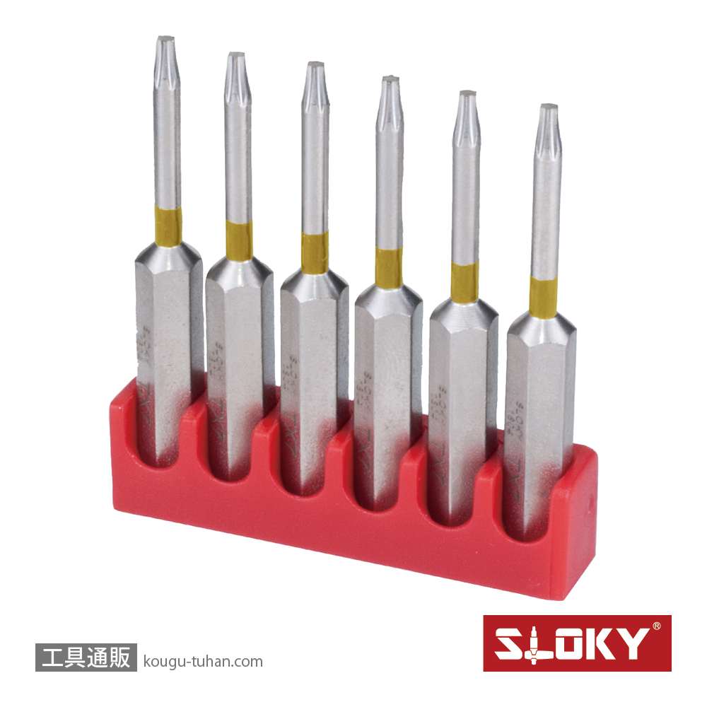 SLOKY BIT50-TX09 6本組ヘクスローブロングビットTX09の画像