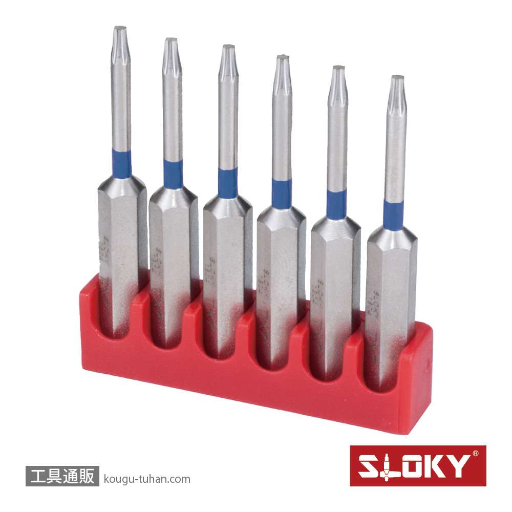 SLOKY BIT50-TX15 6本組ヘクスローブロングビットTX15の画像