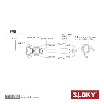 SLOKY S124TK-00225-00 電動ドライバー(赤&黒)の画像