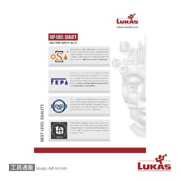LUKAS A67641000601547 100セラミック60 パープルグレイン【5点セット】の画像
