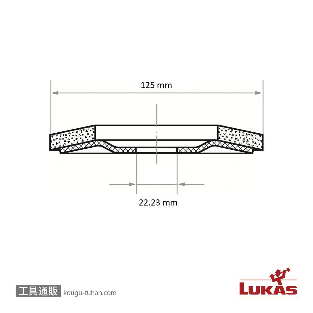 LUKAS A27181250401406 SLTR 125 ZK #40【10点セット】の画像