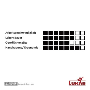 LUKAS A201100606377 #80・6x6/3 軸付砥石 セラミックの画像