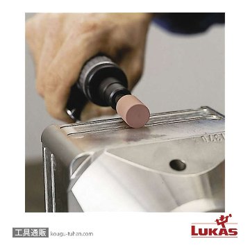LUKAS A2610006103280 #280・6x10/3 軸付ゴム砥石の画像