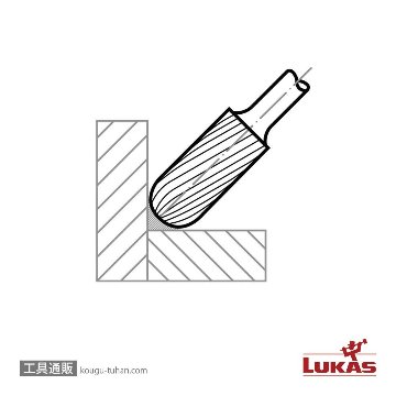 LUKAS A10020616608 6x16x50 超硬バー (スチール用)の画像