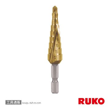 RUKO 101050-9TH ステップドリル TIN 4-12MMの画像
