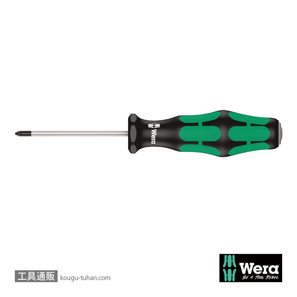 Wera 355 PZ ポジドライバー PZ0 軸長60mmの画像