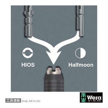 Wera 1013 精密差し替えドライバー(ハーフムーン、ハイオス)の画像