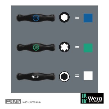 Wera 454 HF T型保持機能付き六角ドライバー 5mm 軸長150mmの画像