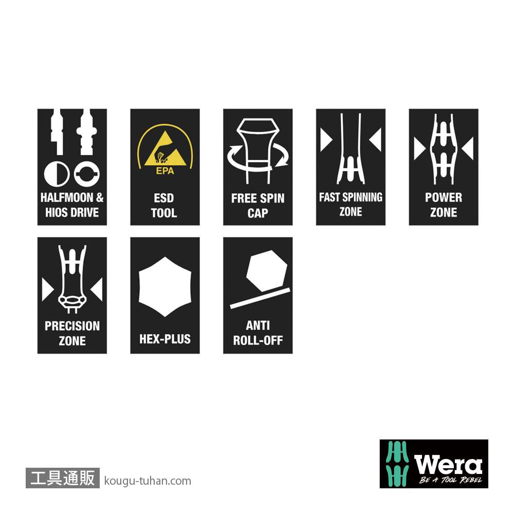 Wera Kompakt 20 ESD差し替え式精密ドライバーセットの画像