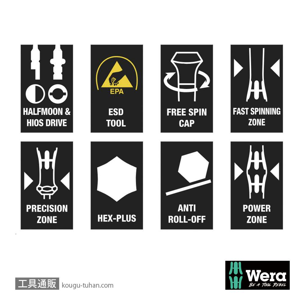 Wera Kompakt 11 ESD差し替え式精密ドライバーセットの画像
